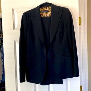 Dolce & Gabbana Wool Black Suite - size 42